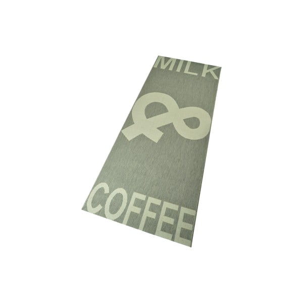 Kuchynský koberec Milk&Coffee 80x200 cm, sivý-image-1