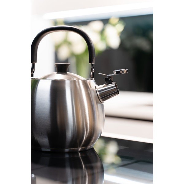 Strieborná antikoro kanvica s piestom Vialli Design Bolla, 2,5 l-image-4