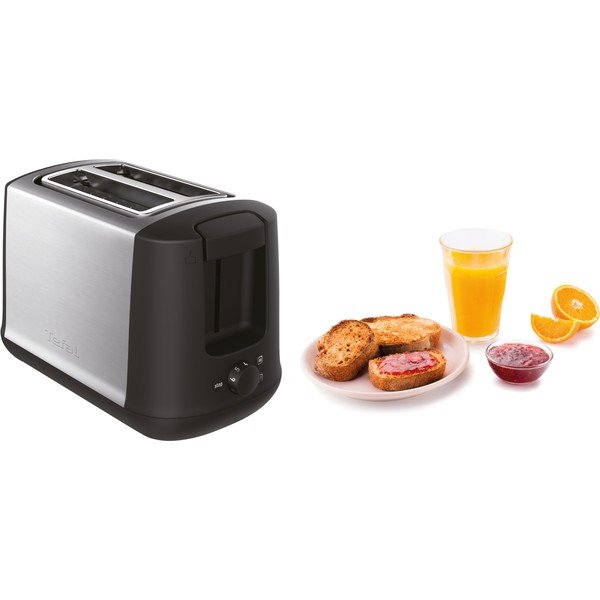 Čierny/v striebornej farbe hriankovač Subito TT340830 – Tefal-image-2