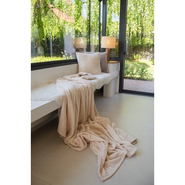 Slonovinová deka z mikroplyšu 150x200 cm Pippa – Tiseco Home Studio-image-4