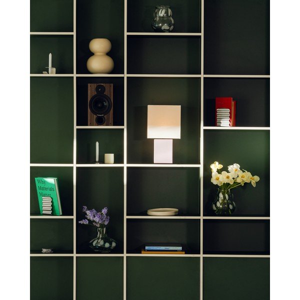 Biela sklenená ručne vyrobená váza (výška  22 cm) Dam – noo.ma-image-2