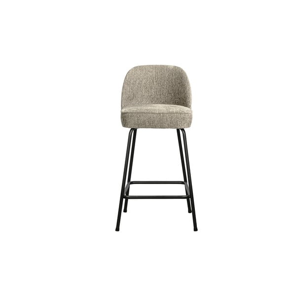 Krémová zamatová barová stolička 89 cm Vogue – BePureHome