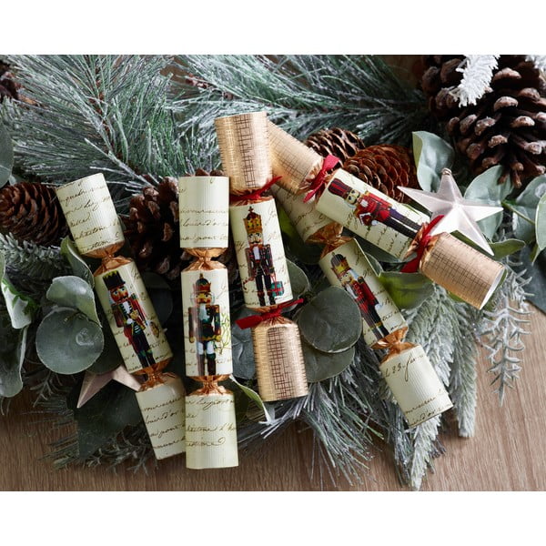 Vianočné crackery v súprave 8 ks Nutcracker – Robin Reed-image-1