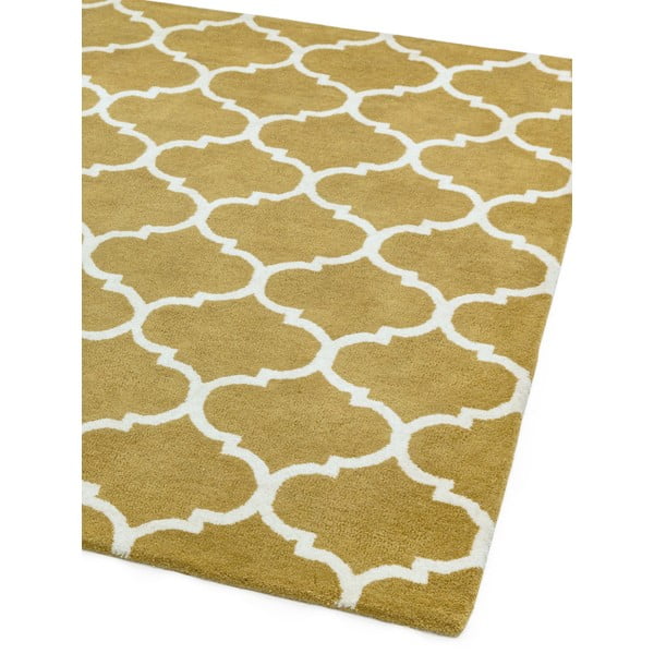 Okrovožltý ručne tkaný vlnený koberec 160x230 cm Albany – Asiatic Carpets-image-4