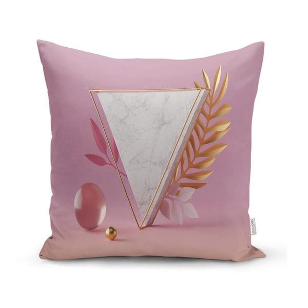Obliečka na vankúš Minimalist Cushion Covers Marble Triangle, 45 x 45 cm