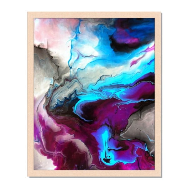 Obraz v ráme Liv Corday Asian Liquid Fusion, 40 x 50 cm