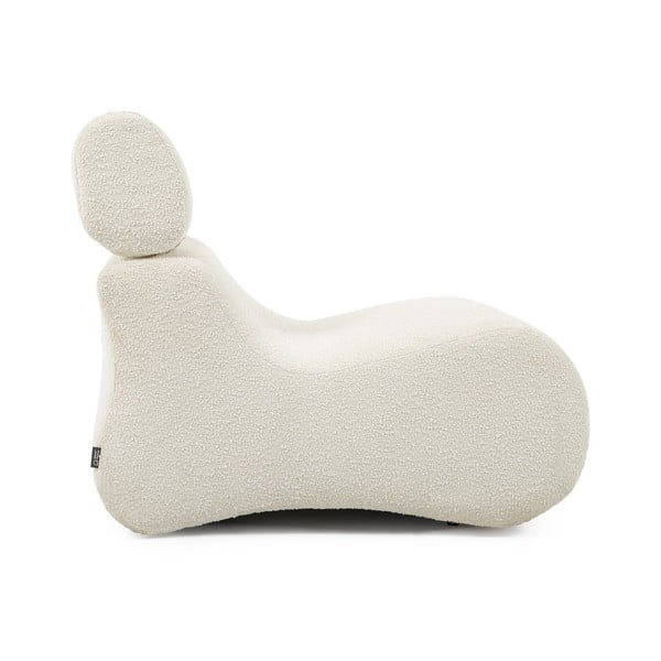 Krémovobiele kreslo Kave Home Club-image-3