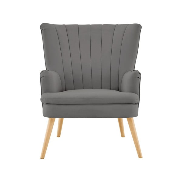 Sivé kreslo Zenia - Støraa-image-2