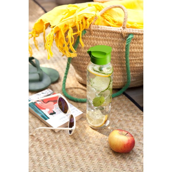 Fľaša so zeleným viečkom Curver Dots, 750 ml-image-2