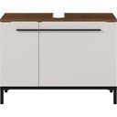 Svetlosivá skrinka pod umývadlo v dekore orecha 80x59 cm Yonkers - Germania