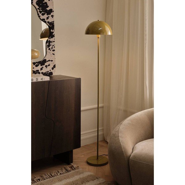 Khaki kovová stojacia lampa (výška  160 cm) Morris – Ellos Home-image-1