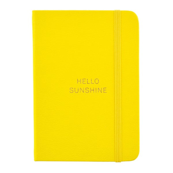 Žltý zápisník vo formáte A6 Busy B, 96 strán