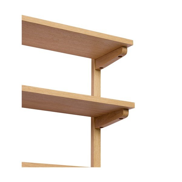 Poschodová polica v dekore duba v prírodnej farbe 120 cm Long – Hübsch-image-4