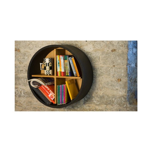 Okrúhla nástenná polica Woodman Shelf Plus-image-2