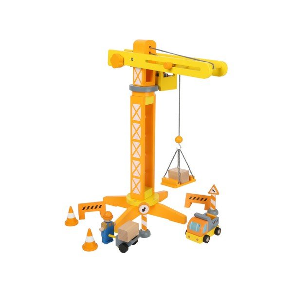 Detský drevený žeriav Legler Construction-image-3