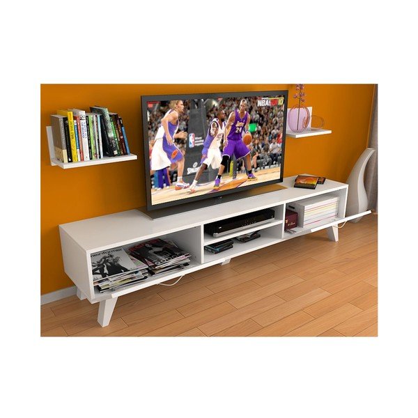 Televízny stolík Kuvars White-image-3