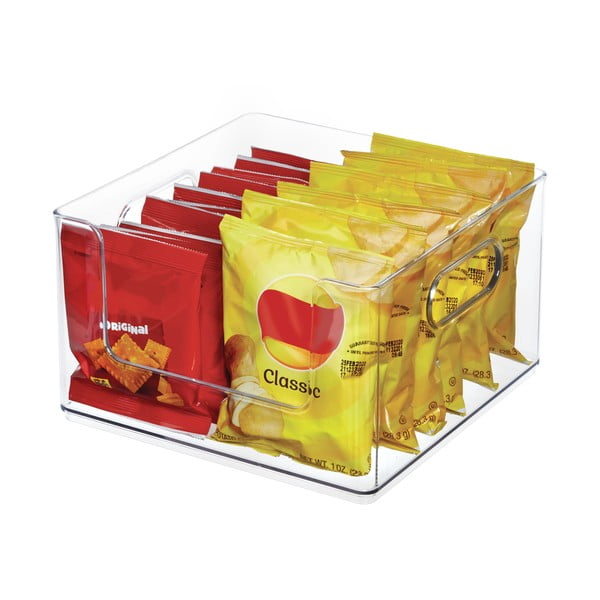 Transparentný úložný box iDesign The Home Edit, 25,4 x 25,4 cm-image-3