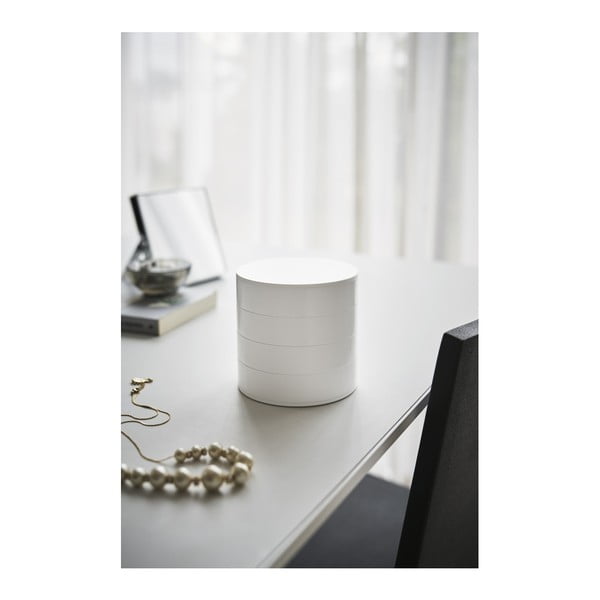 Biela poschodová šperkovnica YAMAZAKI Tower-image-2