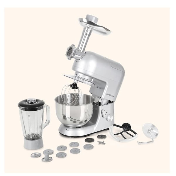 Sivý multifunkčný kuchynský robot Klarstein Lucia Argentea-image-1