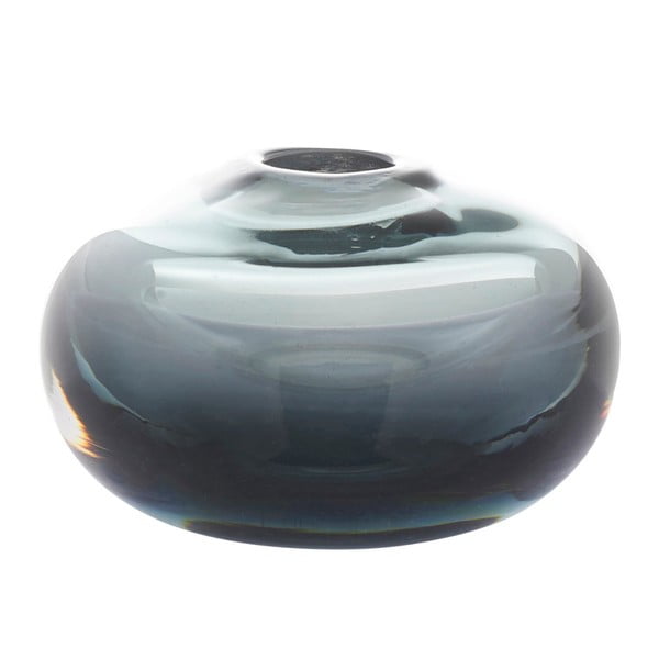 Modrá sklenená váza A Simple Mess Blad, ⌀ 8,5 cm
