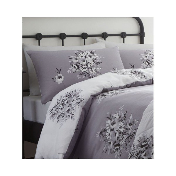 Obliečky na jednolôžko Catherine Lansfield Floral Bouquet, 135 × 200 cm-image-1