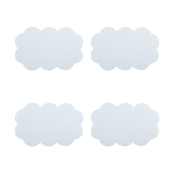 Detské protišmykové podložky v súprave 4 ks do vane 9x14,5 cm Nuages – MSV