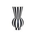 Biela/čierna kameninová ručne vyrobená váza (výška  28 cm) Toppu – OYOY Living Design