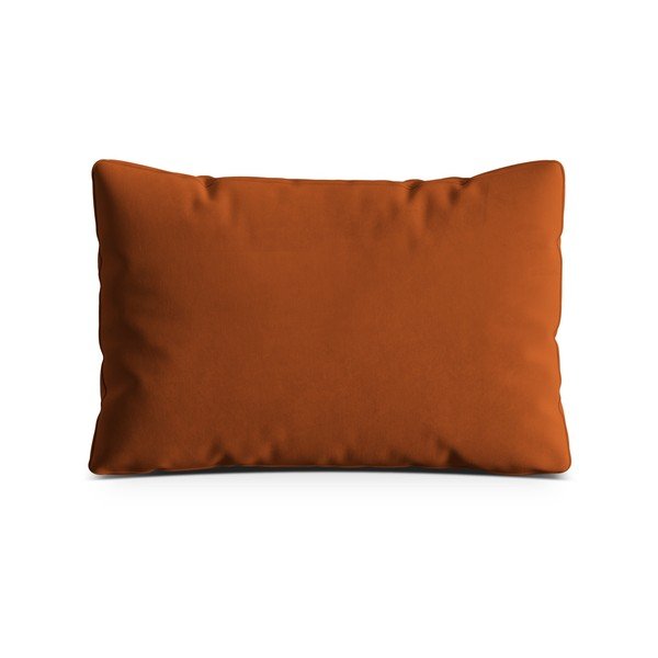 Terakotový zamatový vankúš na gauč Kemi – Cosmopolitan Design