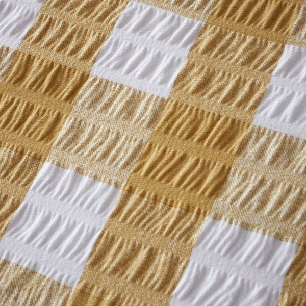 Žlté flanelové obliečky na jednolôžko 135x200 cm Gingham Check – Catherine Lansfield-image-4