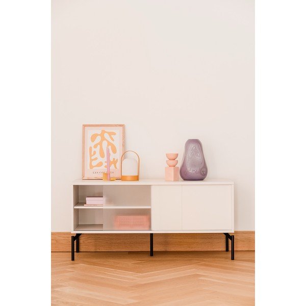 Sivobéžový TV stolík 116x55x42 cm Met Mini – noo.ma-image-1