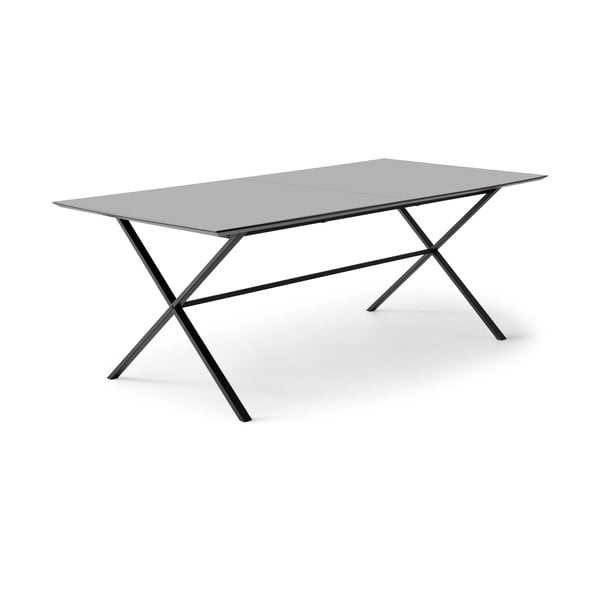 Antracitový rozkladací jedálenský stôl 100x210 cm Meza – Hammel Furniture