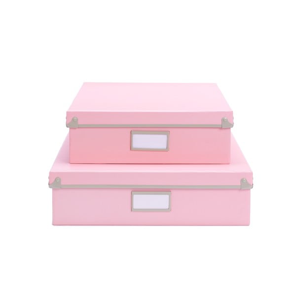 Úložná krabica Design Ideas Frisco Pink M