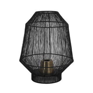 Čierna stolová lampa (výška 38 cm) Vitora - Light & Living