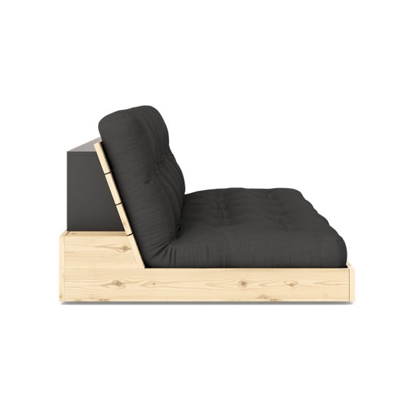 Tmavosivá rozkladacia pohovka 196 cm Base – Karup Design-image-3