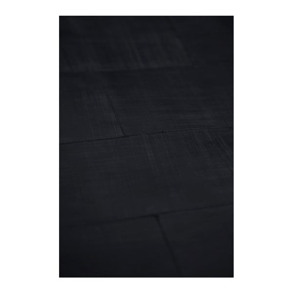 Čierny koberec z pravej kože Fuhrhome Athens, 120 × 180 cm-image-1