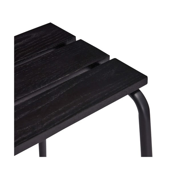 Čierne barové stoličky v súprave 2 ks (výška sedadla 76 cm) Stilt – Hübsch-image-3