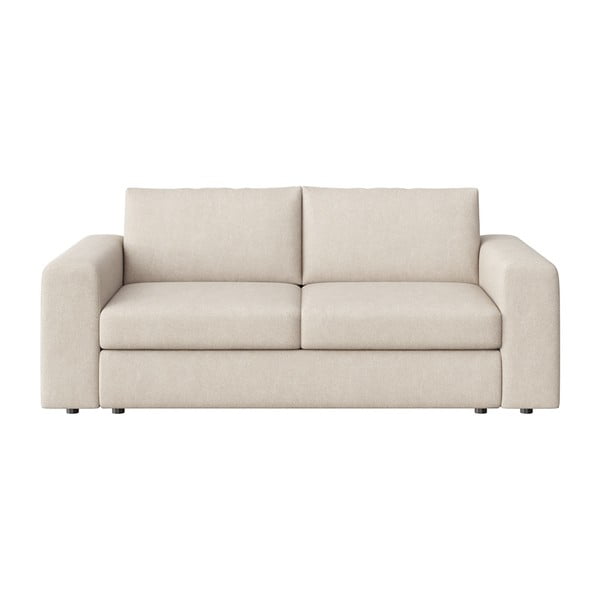Béžová zamatová pohovka 218 cm Baga – Rodier