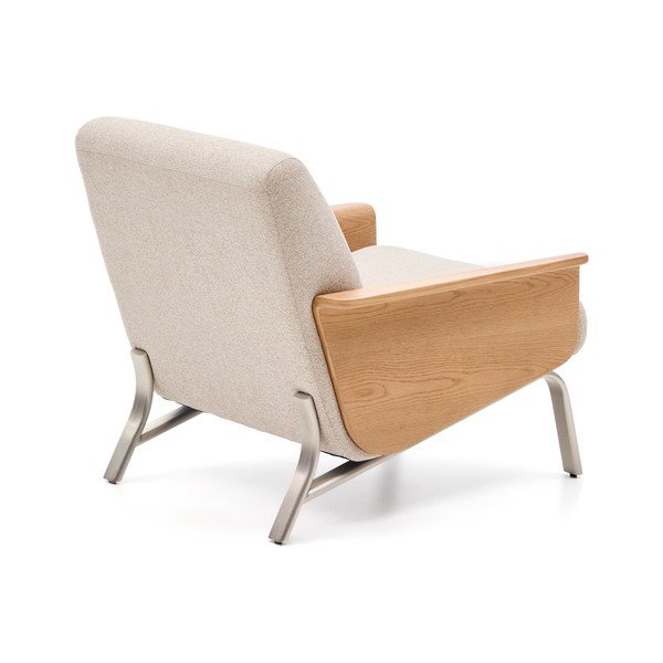 Béžové ženilkové kreslo Amsen – Kave Home-image-4