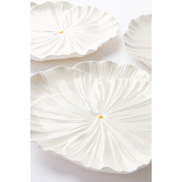 Biele porcelánové taniere v súprave 4 ks Elva – Jotex-image-3