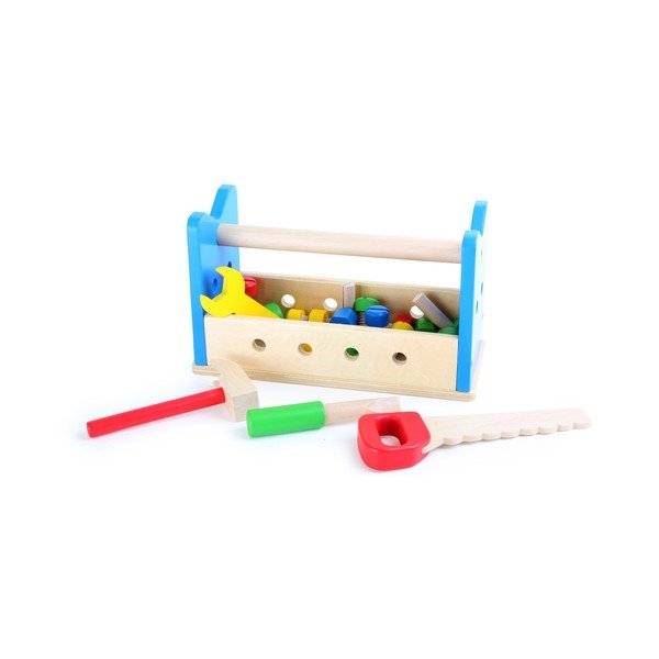Set dreveného náradia na hranie Legler Toolbox-image-2