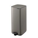Sivý pedálový oceľový odpadkový kôš 30 l Bo – Brabantia