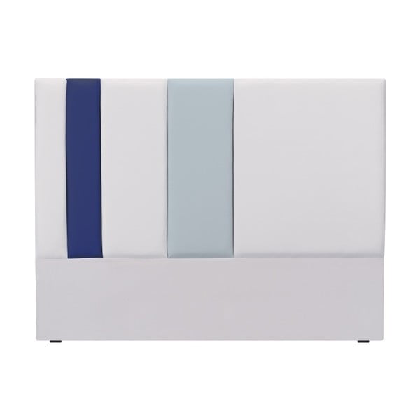 Sivo-modré čelo postele Mazzini Sofas Dahlia, 120 × 180 cm