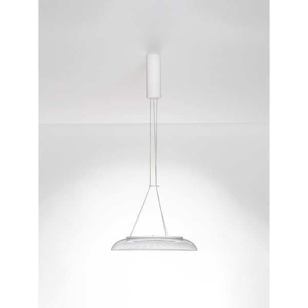 Matne biele hliníkové LED závesné svietidlo s tienidlom z akrylového skla ø 40 cm Mantle – Nova Luce-image-4