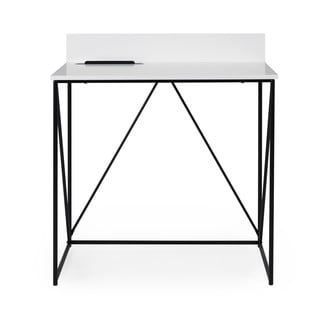 Biely pracovný stôl Tenzo Tell, 80 x 48 cm