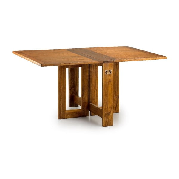 Skladací jedálenský stôl z dreva Mindi Moycor Star, 165 × 50 cm