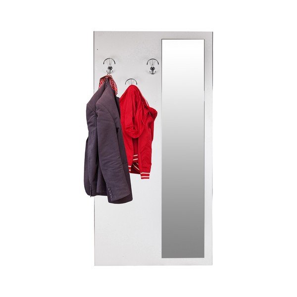 Nástenný vešiak so zrkadlom Polly, 90 x 180 cm-image-3