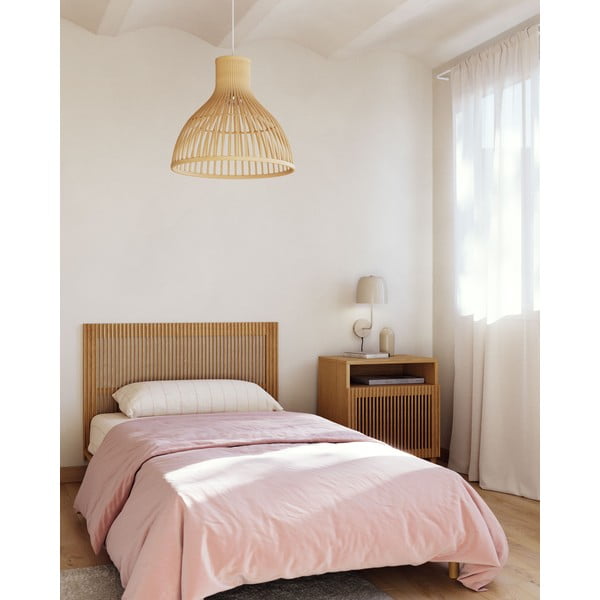 Čelo postele z dubového dreva v prírodnej farbe 105x70 cm Beyla – Kave Home-image-4