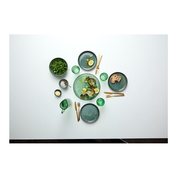 Zelený sklenený servírovací tanier ø 30 cm Kusintha – Bitz-image-2