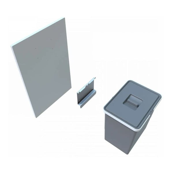 Vstavaný plastový odpadkový kôš 24 l Easy - Elletipi-image-3