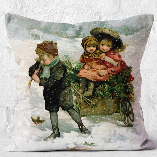 Obliečka na vankúš s vianočným motívom 43x43 cm – Mila Home-image-4